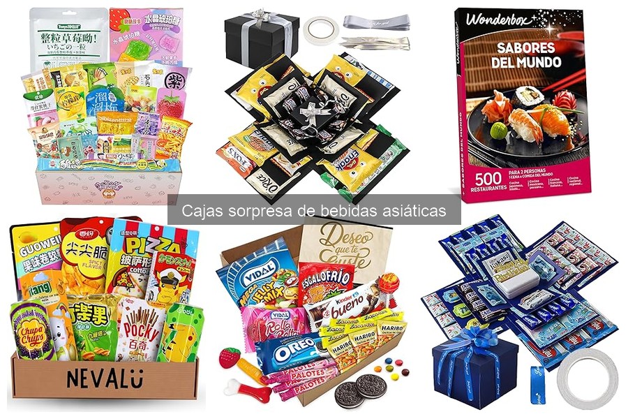 Crea tu caja sorpresa de bebidas asiáticas personalizada