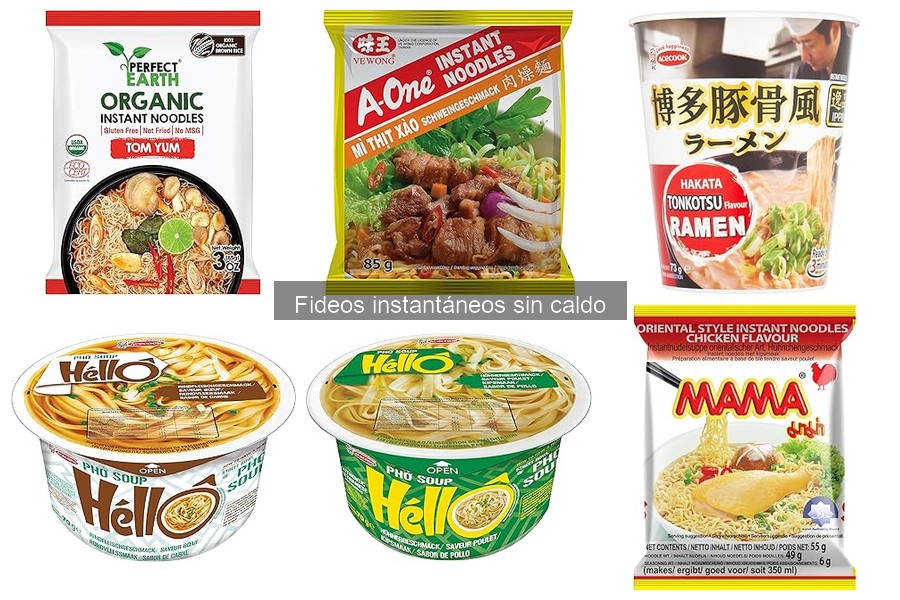 ¿Cuánto tiempo se tardan en cocinar fideos instantáneos sin caldo?