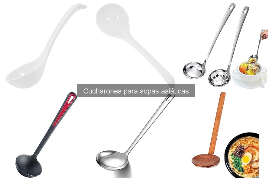 Cucharón para sopas asiáticas: características y usos