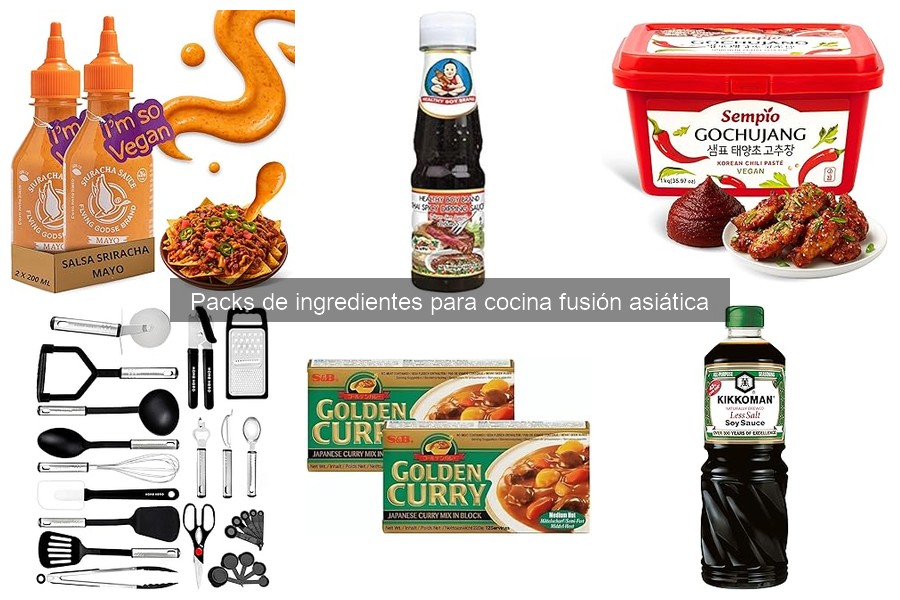 Definición de Packs de Ingredientes para Cocina Fusión Asiática