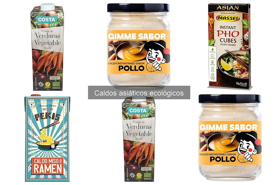 Deliciosas recetas con caldos asiáticos ecológicos