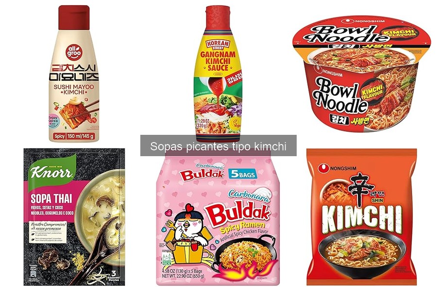 Descubre la sopa picante tipo kimchi: características y origen