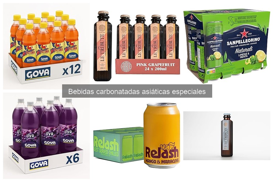 Descubre las Bebidas Carbonatadas Asiáticas Especiales