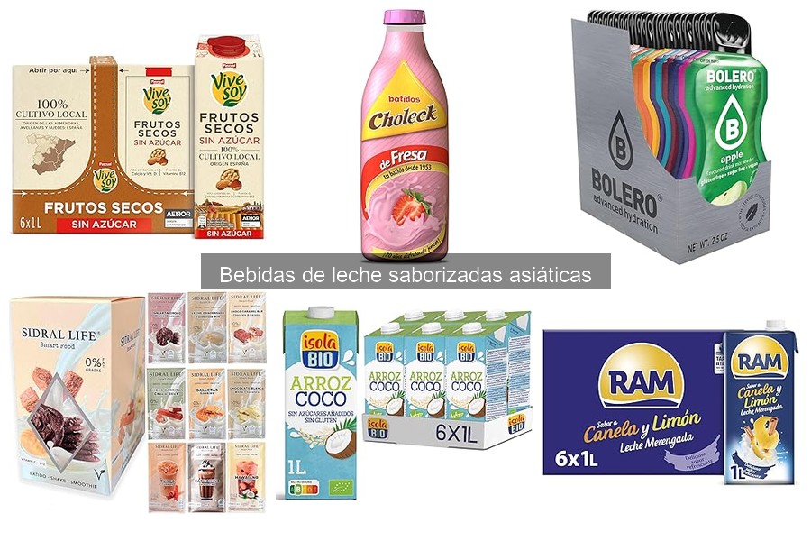 Descubre las bebidas de leche saborizadas asiáticas