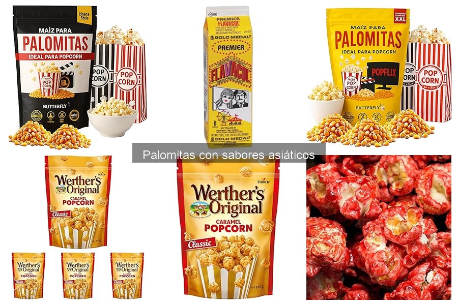 Descubre las palomitas con sabores asiáticos: características y origen