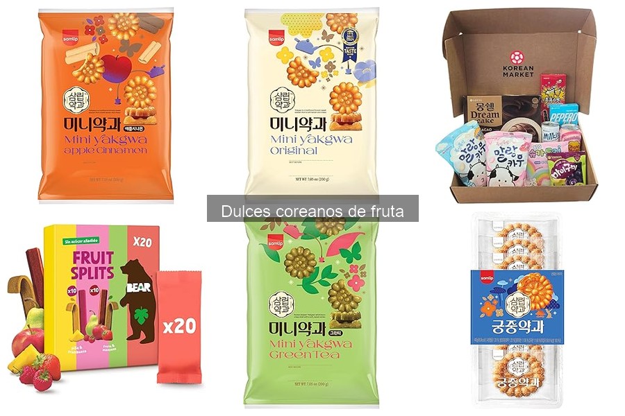 Descubre los dulces coreanos de fruta: sabores y variedades