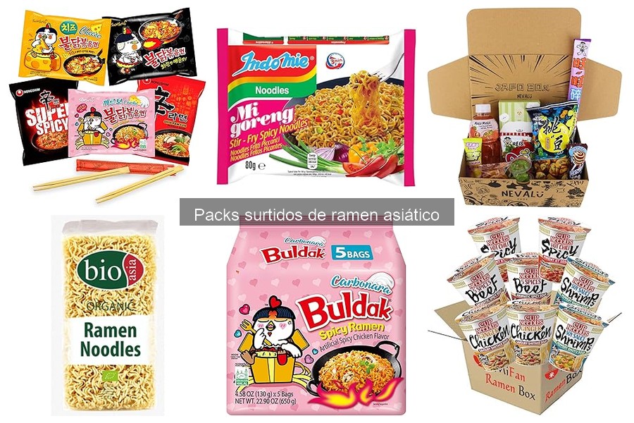 Descubre los Mejores Packs Surtidos de Ramen Asiático