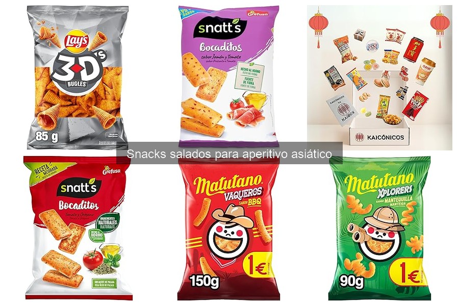 Descubre los Mejores Snacks Salados Asiáticos en Mercados Locales