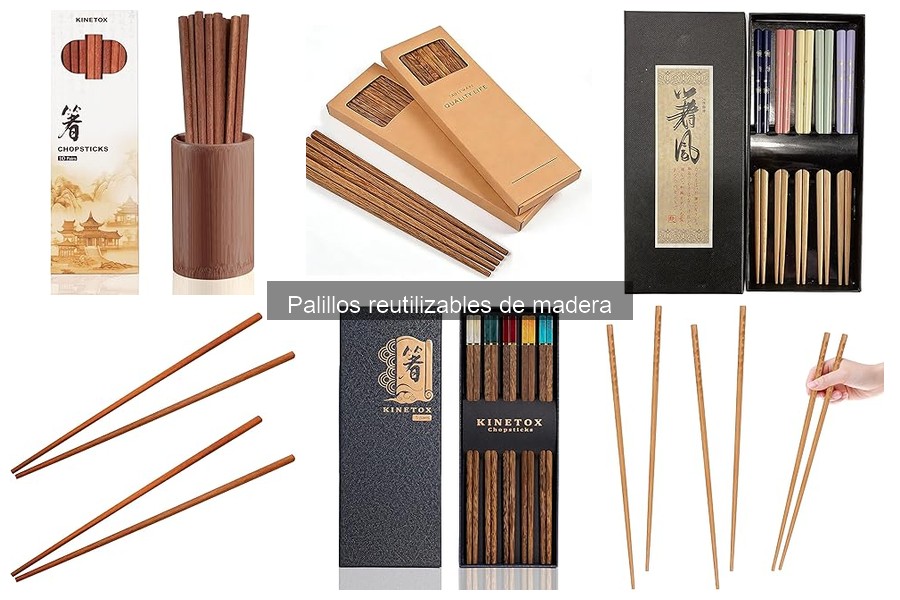 Descubre los palillos reutilizables de madera: ventajas y usos