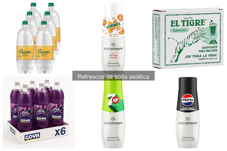 Descubre los refrescos de soda asiática y sus características