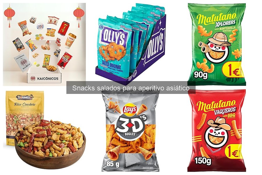 Descubre los Snacks Salados Asiáticos: Delicias para Compartir