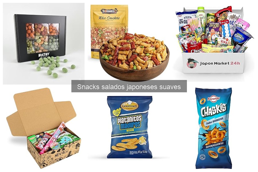 Descubre los snacks salados japoneses suaves y deliciosos