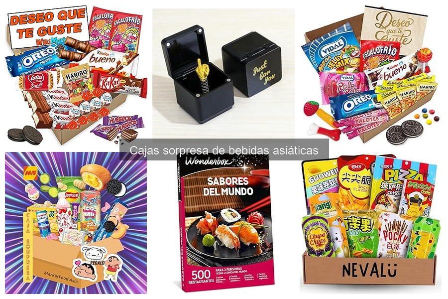 Descubre los Tipos de Bebidas en Cajas Sorpresa Asiáticas