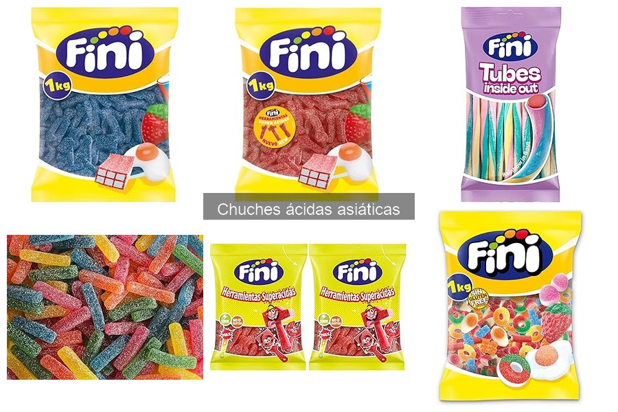 Descubre los tipos de chuches ácidas asiáticas más deliciosas