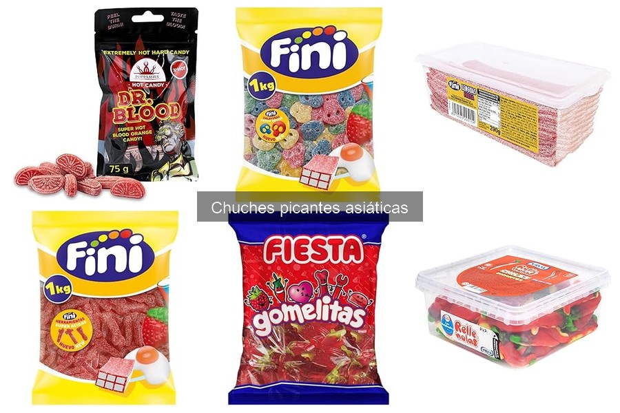 Descubre los tipos de chuches picantes asiáticas