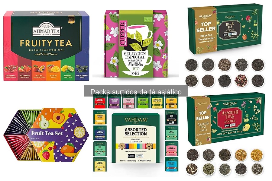 Descubre los tipos de té asiático en packs surtidos