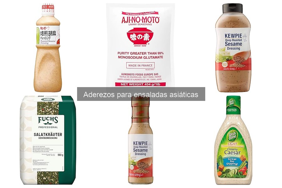 Descubre por qué usar aderezos asiáticos en ensaladas