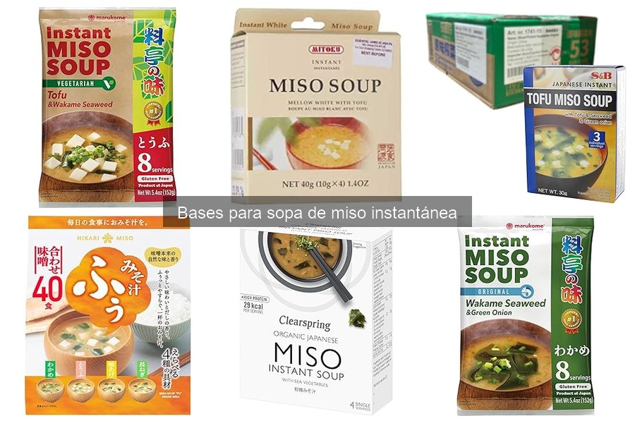 Descubre qué es la sopa de miso instantánea y sus beneficios