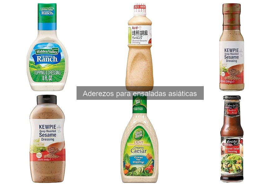 Descubre qué son los aderezos para ensaladas asiáticas