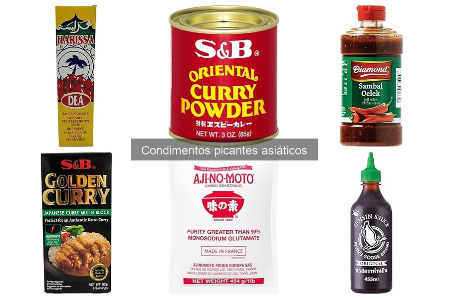 Descubre qué son los condimentos picantes asiáticos