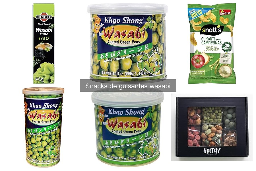 Descubre qué son los snacks de guisantes wasabi