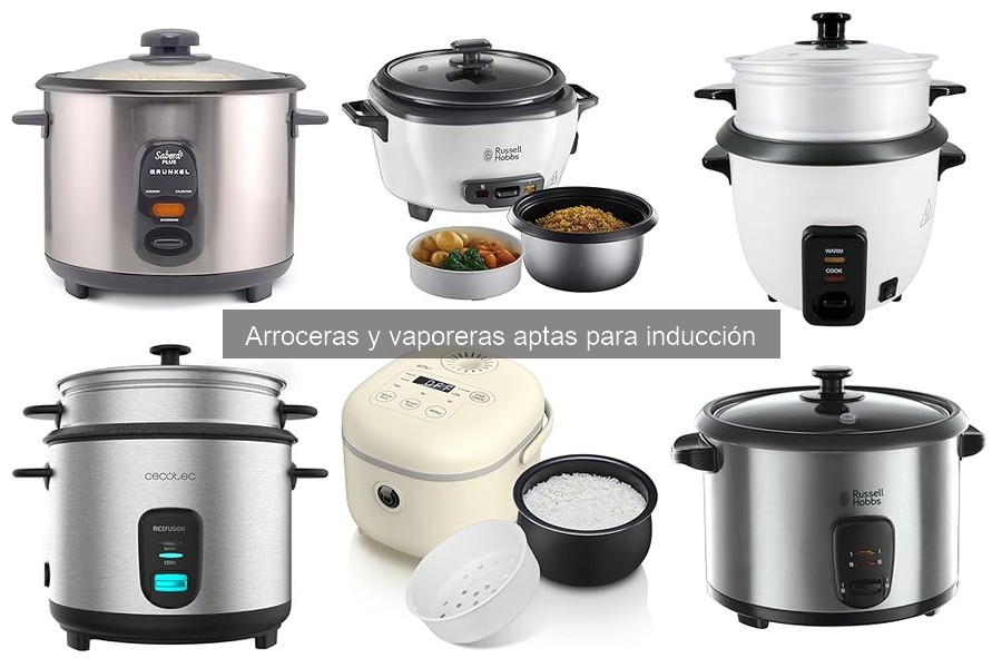 Diferencias entre arroceras de inducción y eléctricas
