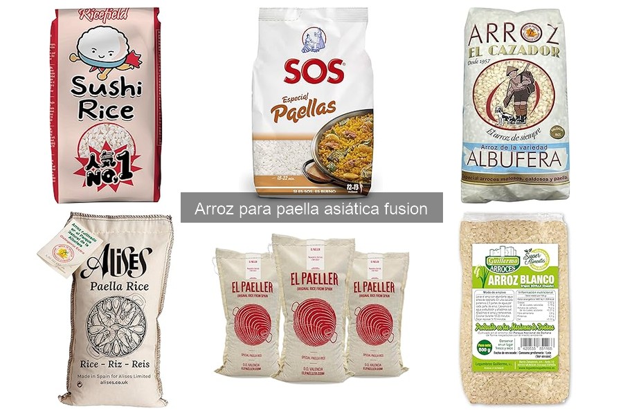 Diferencias entre arroz para paella tradicional y asiática