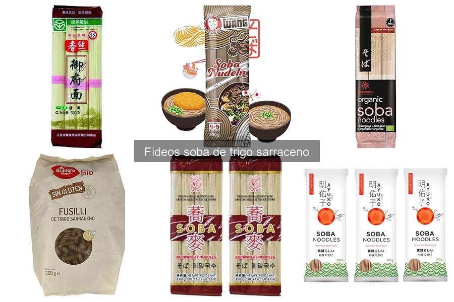 Diferencias entre fideos soba y otros tipos de fideos