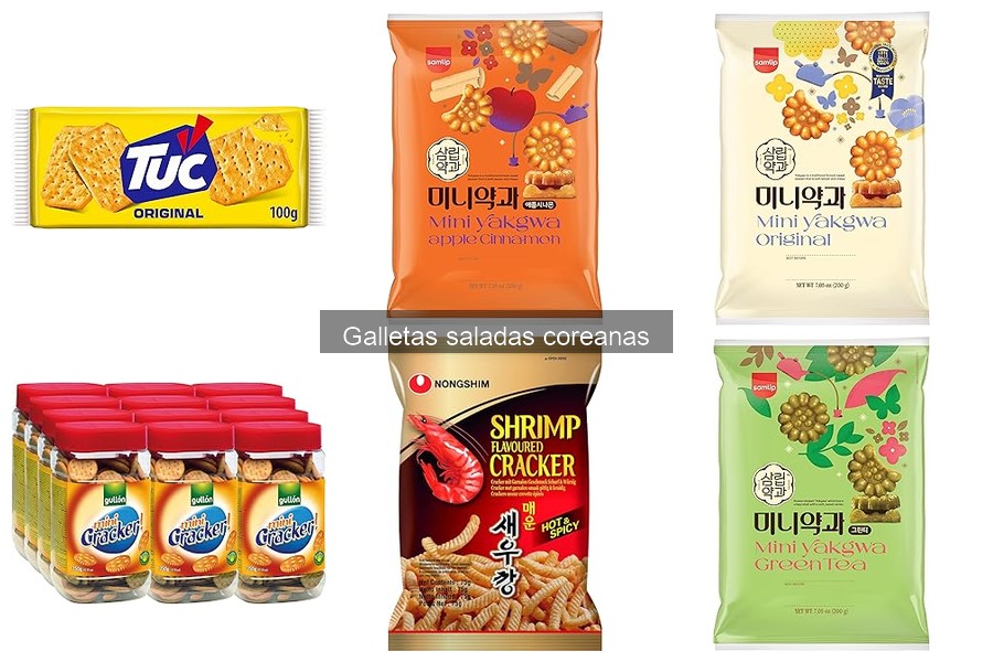 Diferencias entre galletas saladas coreanas y otros snacks