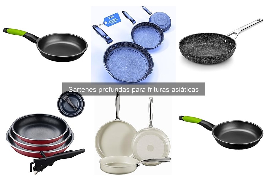 Diferencias entre sartenes profundas y woks para frituras