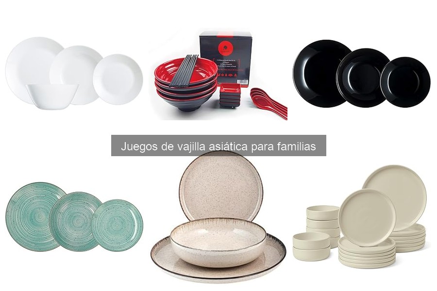 Diferencias entre vajilla asiática de cerámica y bambú