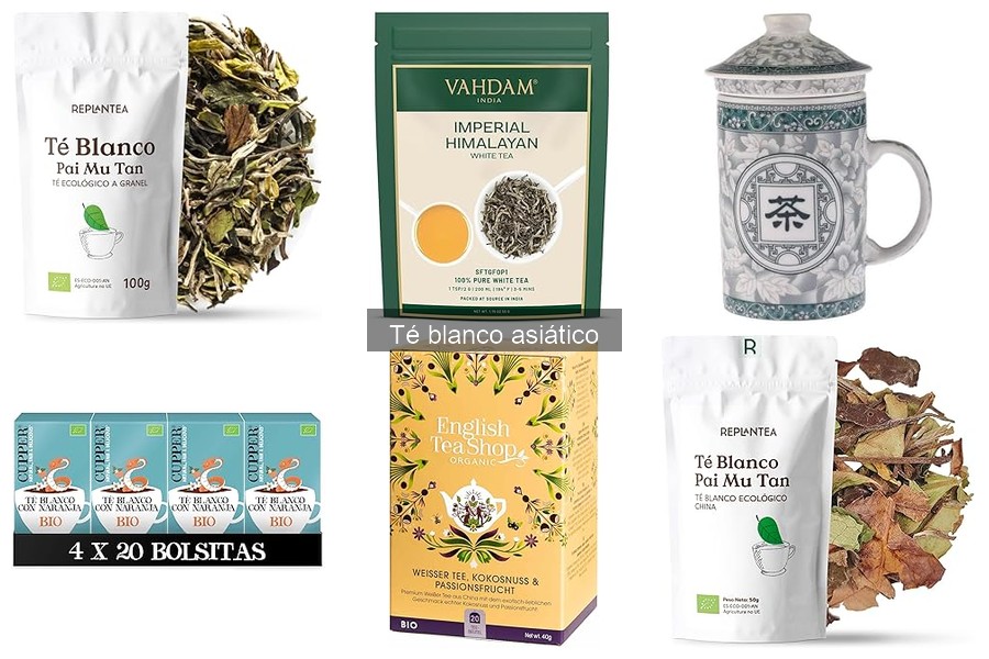 Diferentes tipos de té blanco asiático: variedades y características