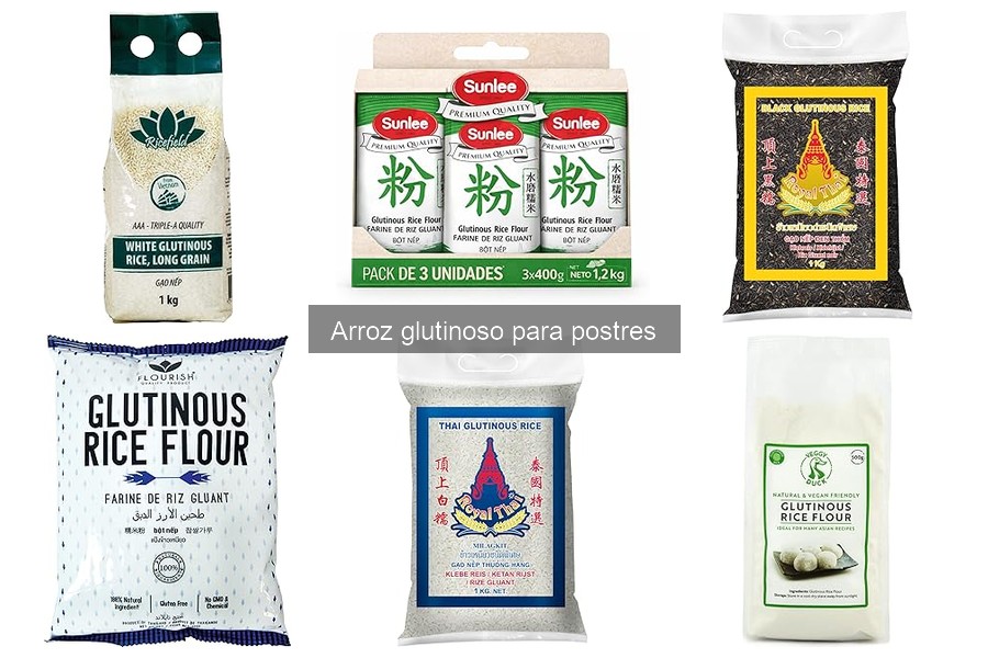 Dónde comprar arroz glutinoso para postres y consejos útiles