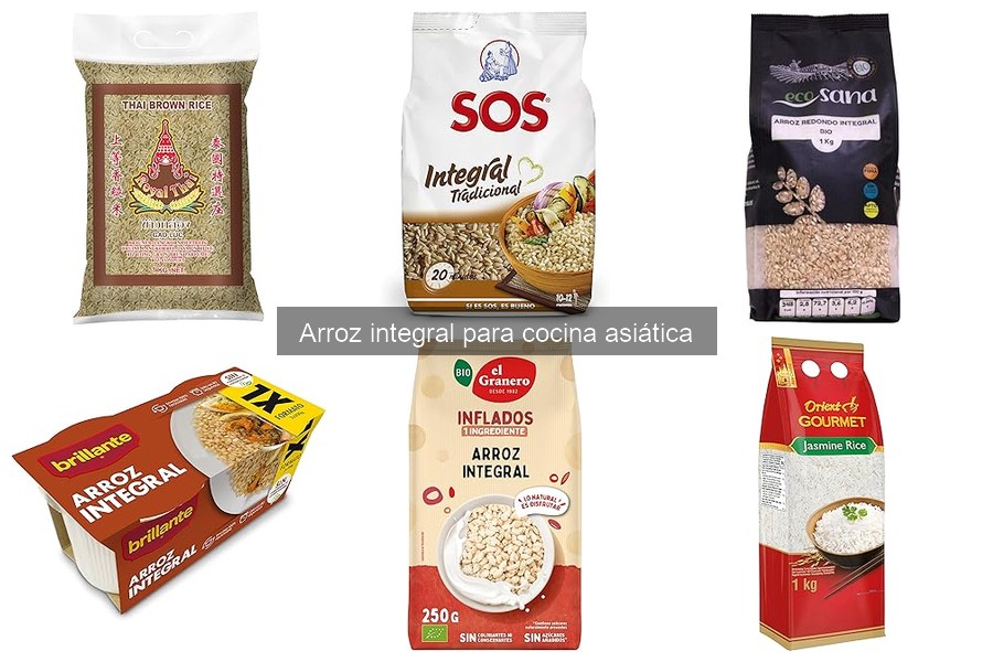 Dónde comprar arroz integral para cocina asiática