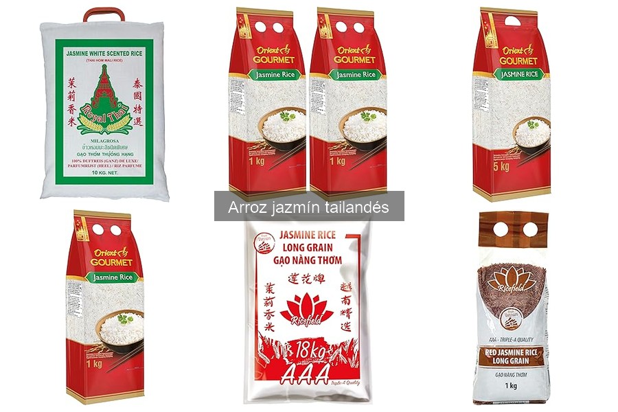 Dónde comprar arroz jazmín tailandés al mejor precio