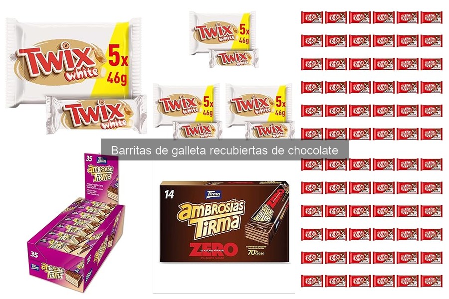 Dónde comprar barritas de galleta recubiertas de chocolate