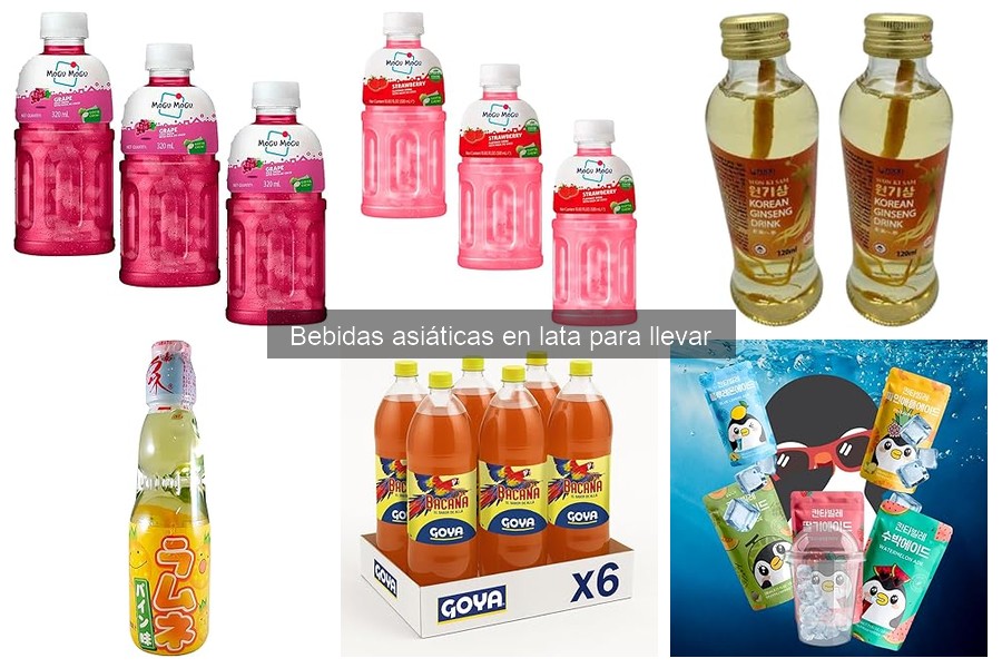 Dónde comprar bebidas asiáticas en lata: precios y tiendas