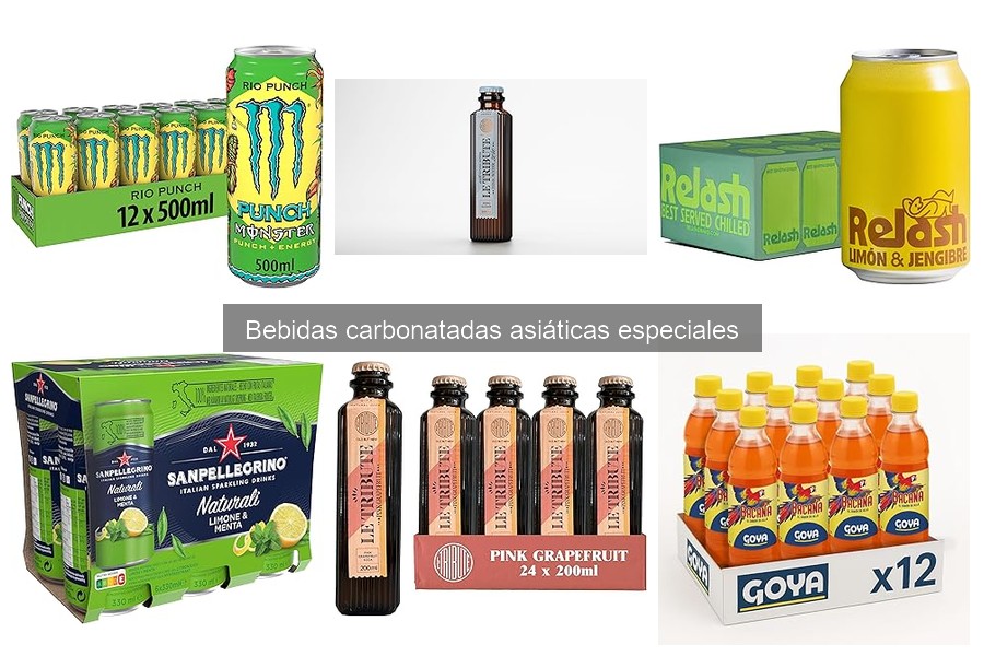 Dónde comprar bebidas carbonatadas asiáticas especiales