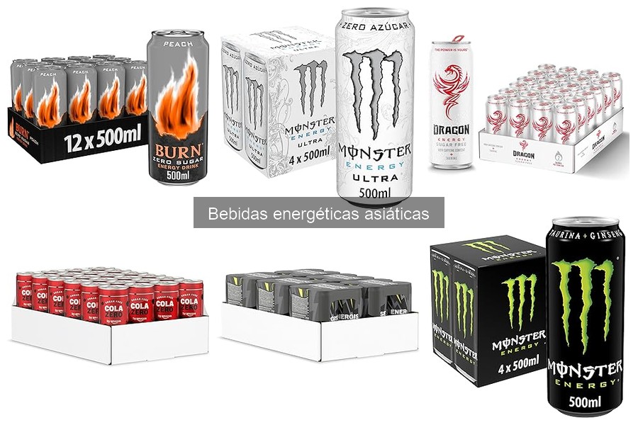 Dónde comprar bebidas energéticas asiáticas en línea