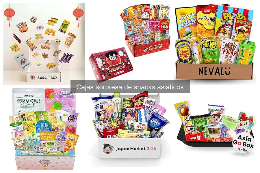 Dónde comprar cajas sorpresa de snacks asiáticos baratos