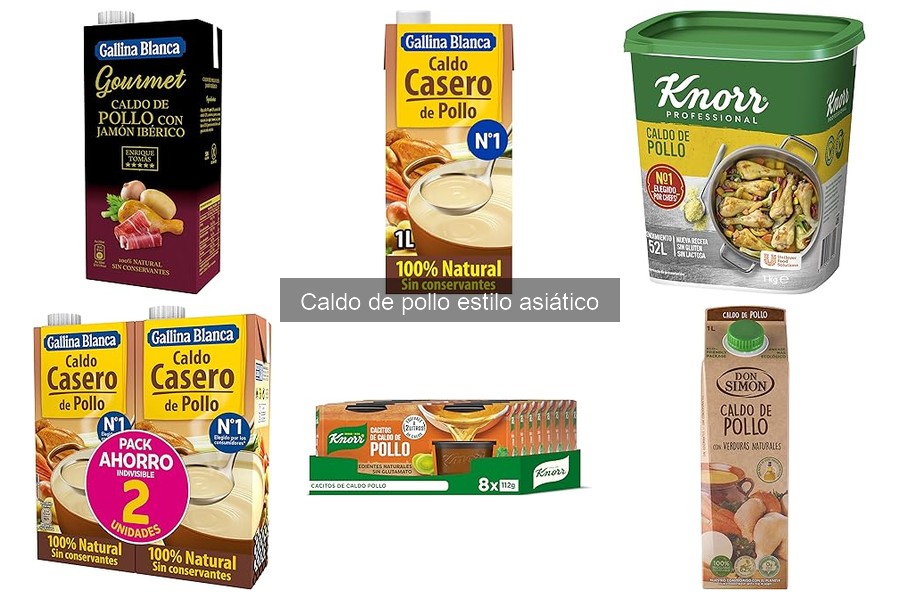 Dónde comprar caldo de pollo estilo asiático fácilmente