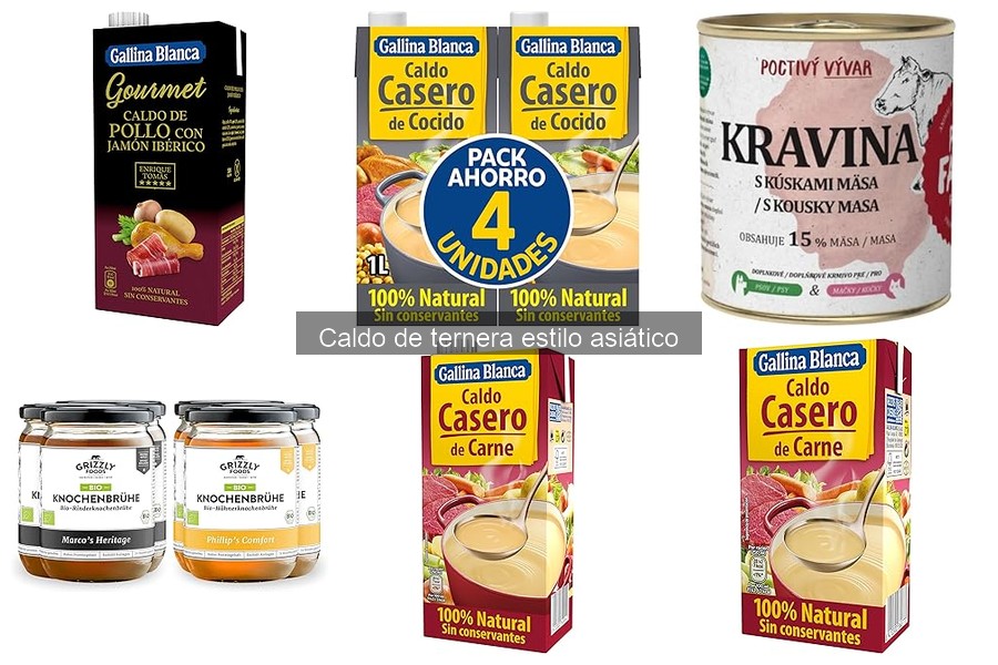 Dónde comprar caldo de ternera estilo asiático online y en tienda