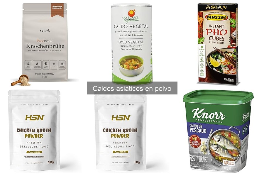 Dónde comprar caldos asiáticos en polvo: mejores opciones