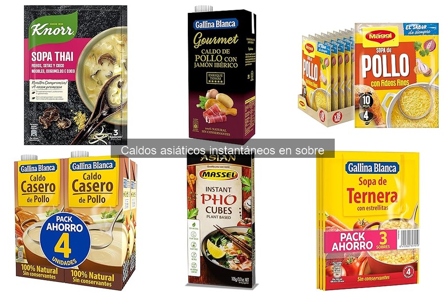 Dónde comprar caldos asiáticos instantáneos online y en tiendas