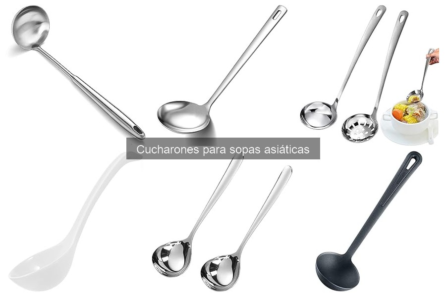 ¿Dónde comprar cucharones para sopas asiáticas?