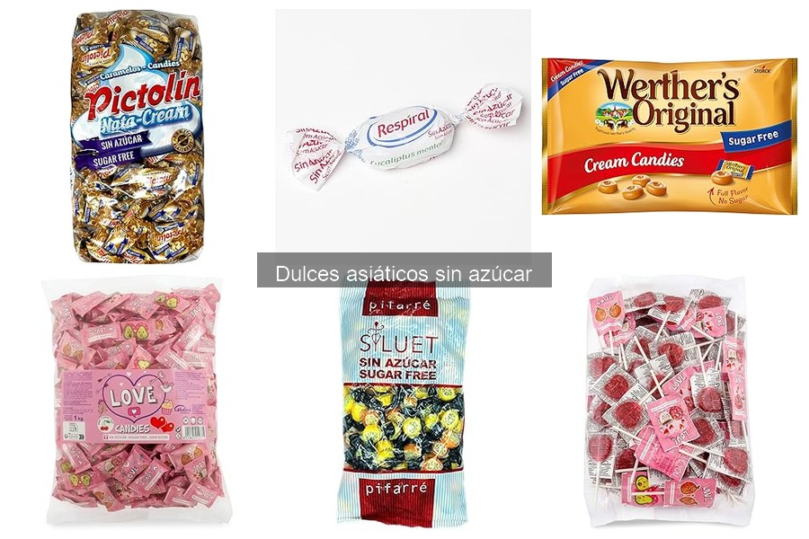 Dónde comprar dulces asiáticos sin azúcar: guías y precios