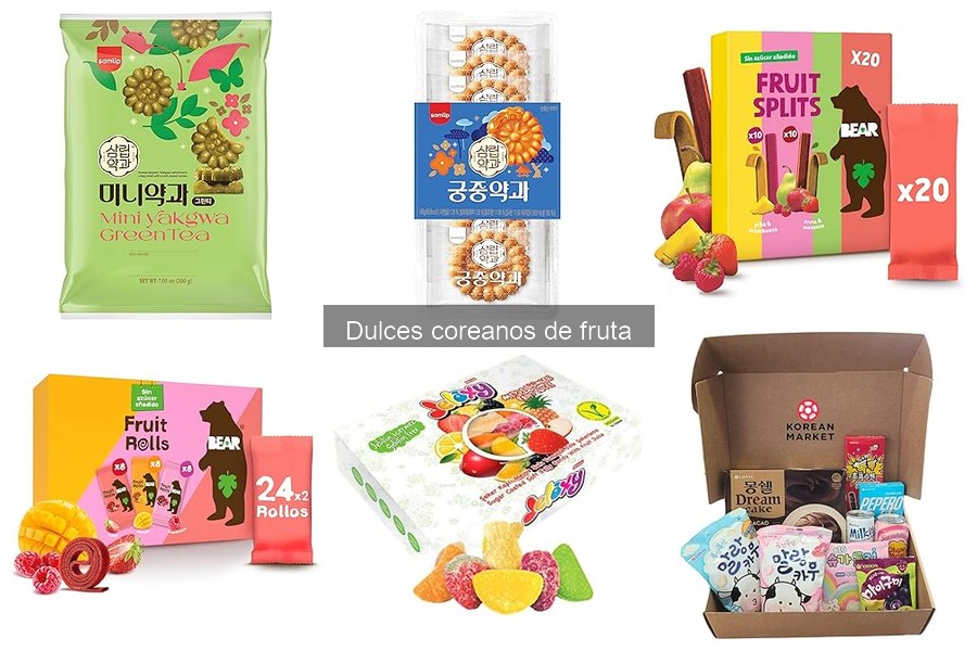 Dónde comprar dulces coreanos de fruta fácilmente