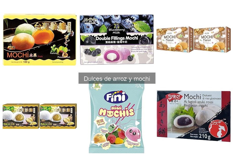 Dónde comprar dulces de arroz y mochi fácilmente