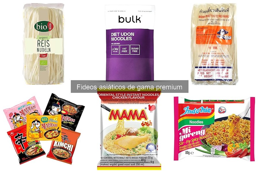 Dónde comprar fideos asiáticos premium en línea