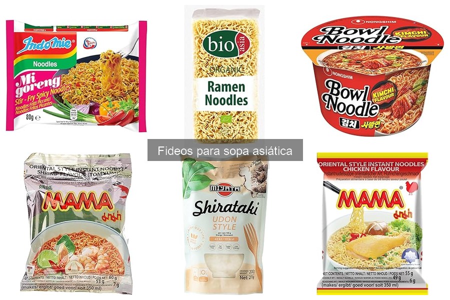 Dónde comprar fideos para sopa asiática: mejores opciones